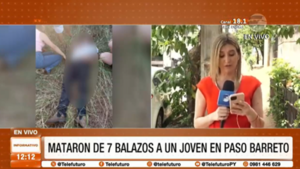 Joven asesinado a balazos en Paso Barreto