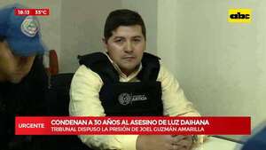 Video: condenan a 30 años de cárcel al asesino de Luz Daihana Espinoza - Crimen y castigo - ABC Color
