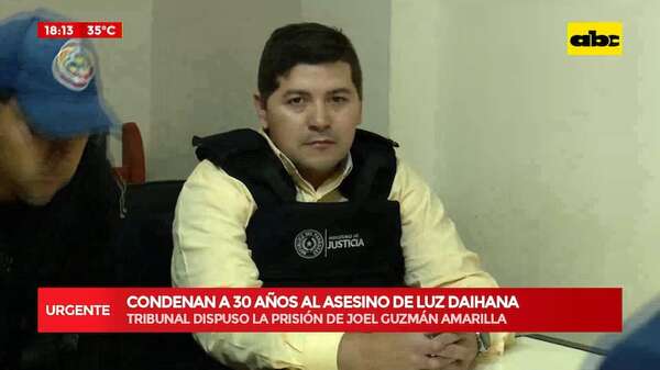 Video: condenan a 30 años de cárcel al asesino de Luz Daihana Espinoza - Crimen y castigo - ABC Color