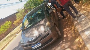 Vestidos de PMT y escoltados por un vehículo, roban dos bidones de productos químicos en Asunción