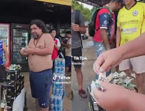 (VIDEO).  Ex concejal “Kelembú” Miranda se le da ahora por repartir virú