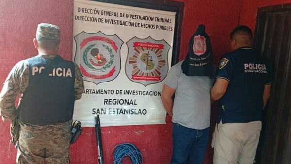 Policía detiene a un hombre y recupera objetos robados en San Pedro