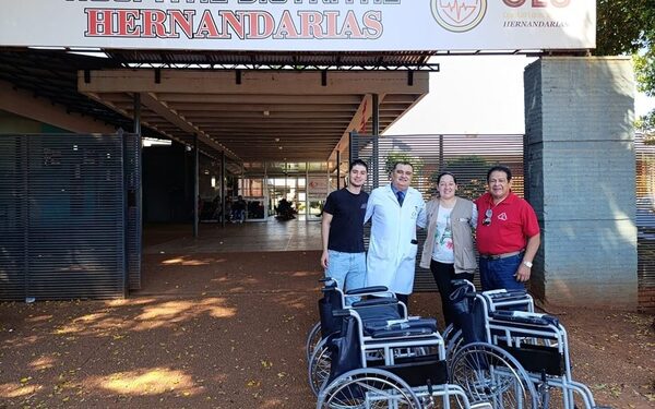 Hospital Distrital de Hernandarias suma nuevas sillas de ruedas – Diario TNPRESS