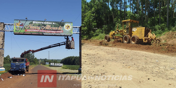 MUNICIPALIDAD DE NVA. ALBORADA PRIORIZA EL MANTENIMIENTO DE CAMINOS VIALES EN TODO EL DISTRITO - Itapúa Noticias