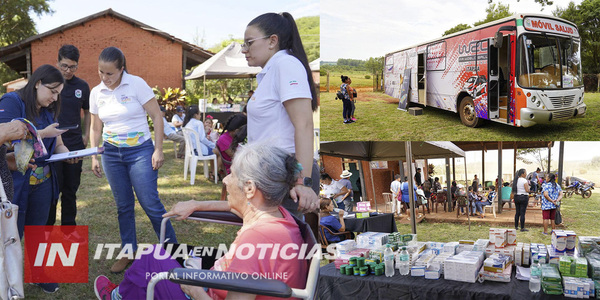 GOBIERNO DE ITAPÚA LLEGÓ CON EL MÓVIL SALUD A GENERAL ARTIGAS - Itapúa Noticias