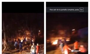 (Video) Angana, fuego dejó sin casa a tres familias