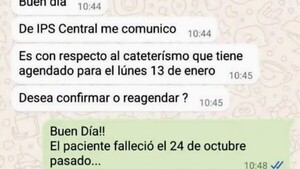 Paciente falleció esperando turno para cateterismo en IPS