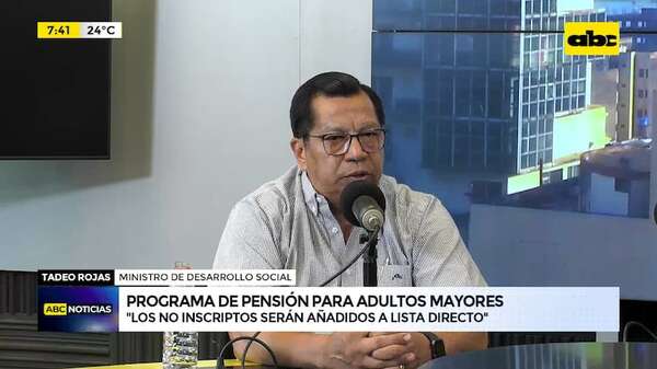 Pensión para adultos mayores: estiman inclusión de 40.000 beneficiarios en 2025 - ABC Noticias - ABC Color