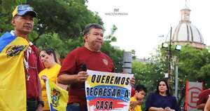 La Nación / Manifestación de venezolanos en Asunción - OJO Galería