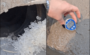 Obras que desafían el calor del Chaco: agregan hielo al hormigón del Puente de la Bioceánica