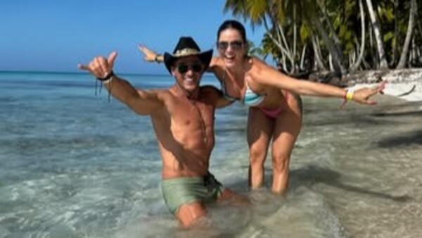 (GALERÍA) ¡Malala Olitte y su chuli pelan cuerazos en Punta Cana!