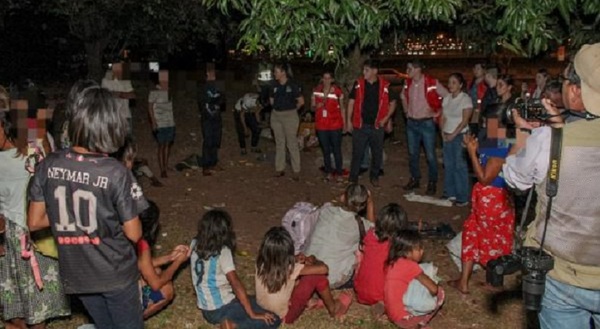 50 menores indígenas sacan de las calles de Encarnación