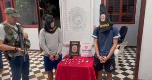 La Nación / La Senad captura a dos dealers en San Ignacio
