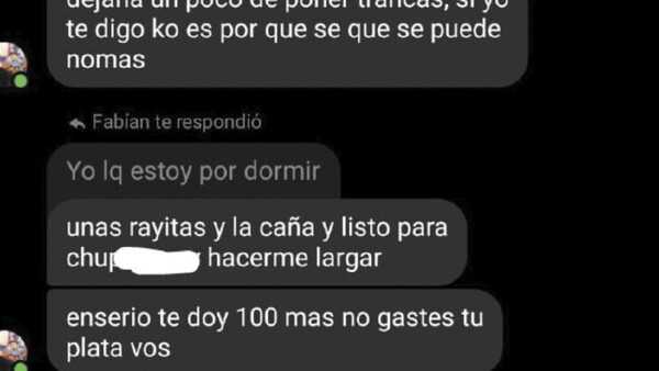 ¡De terror! Ofreció drogas a un menor de edad a cambio de sexo