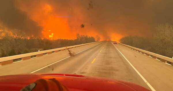 La Nación / Frenética lucha de bomberos contra incendios en Los Ángeles que ya dejan 16 muertos