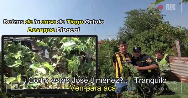 La Nación / Viral: oficial José Jiménez mostró la detención de Tiago Ortola