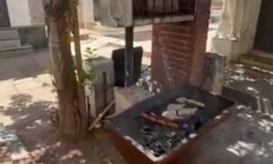 Controversia por un asado en el cementerio de la Recoleta