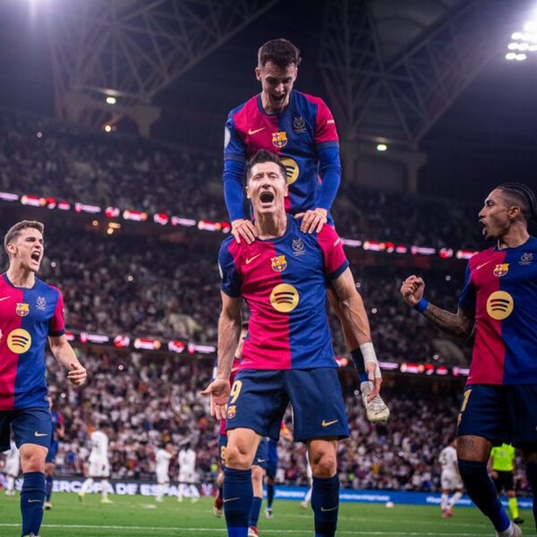 FC Barcelona goleó al Real Madrid y es campeón de la Supercopa de España - 1000 Noticias