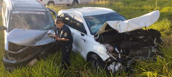 Accidente de tránsito deja un herido en Hernandarias - ADN Digital