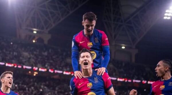 Barcelona golea a Real Madrid y conquista la Supercopa de España