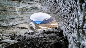 Se derrumba una cueva de hielo que era uno de los atractivos naturales de Tierra del Fuego
