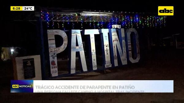 Video: Trágico accidente de parapente en Patiño dejó una persona fallecida - ABC Noticias - ABC Color
