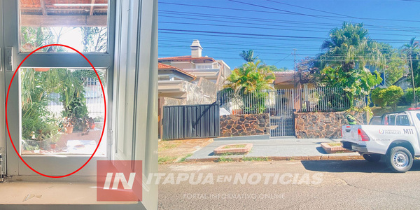 HURTARON EN UNA VIVIENDA EN PLENO CENTRO DE ENCARNACIÓN - Itapúa Noticias