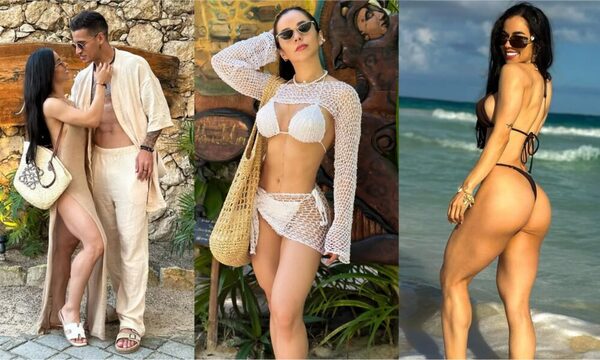 (VIDEO) ¡Dionoguarde! Las fotos de fuego de un pelotero de Guaraní y su novia modelo en México