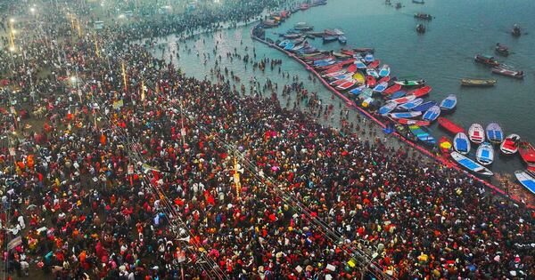 La Nación / Fiesta hindú moviliza a 400 millones de peregrinos en India