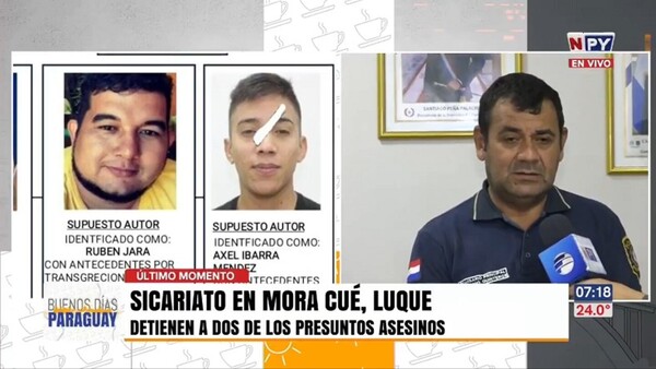Arrestan a presuntos sicarios responsables del asesinato de una mujer en Luque