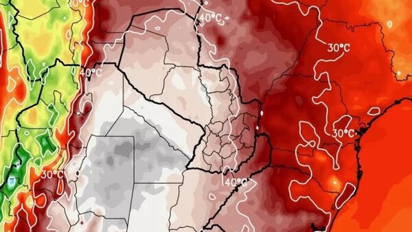 "Hakurómetro" alerta sobre el ingreso de temperaturas superiores a 40°C