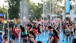 Plaza del Agua: Un oasis en Pilar para combatir el calor