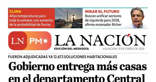 La Nación / LN PM: edición del 13 de enero