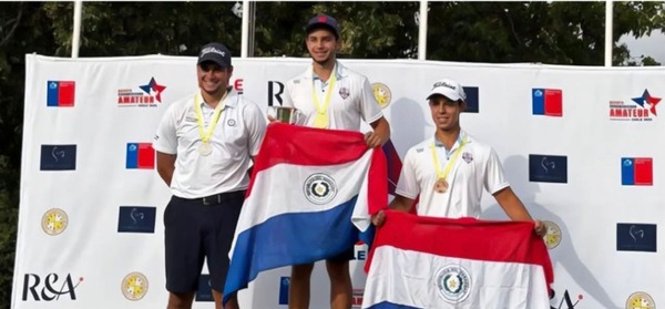 Histórico podio sudamericano para el golf paraguayo - ADN Digital