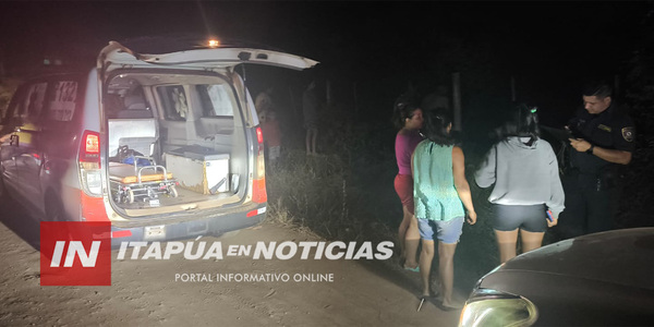 MOTOCICLISTA TERMINÓ HOSPITALIZADO TRAS UNA CAÍDA EN CAMPICHUELO - Itapúa Noticias