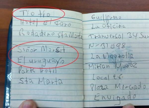 Caso Pecci: aparece supuesta libreta de testigo asesinado con nombre de Marset - 1000 Noticias