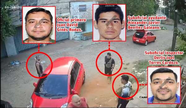 Fiscalía llama a declaración indagatoria a los policías de inteligencia por apriete a una familia - Policiales - ABC Color