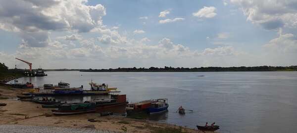 Bajante del río Paraguay amenaza con la suspensión del cruce de la balsa entre Pilar y Formosa - Nacionales - ABC Color