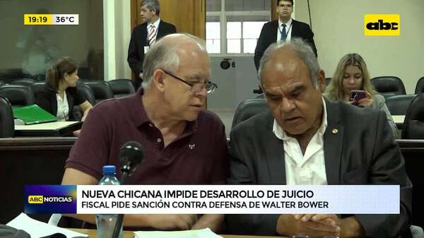 Nueva chicana frena juicio a Bower: fiscal pide sanción contra defensa del exministro - ABC Noticias - ABC Color