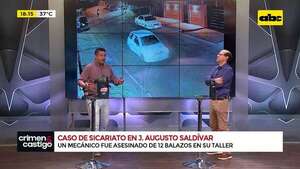 Video: un detenido por el sicariato de un mecánico en J. Augusto Saldívar - Crimen y castigo - ABC Color