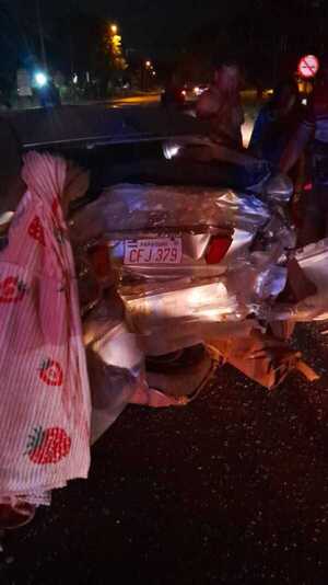 Accidente múltiple deja un fallecido y dos heridos en Hernandarias - ADN Digital