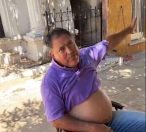 Habla albañil escrachado por una chef por hacer asado en el cementerio