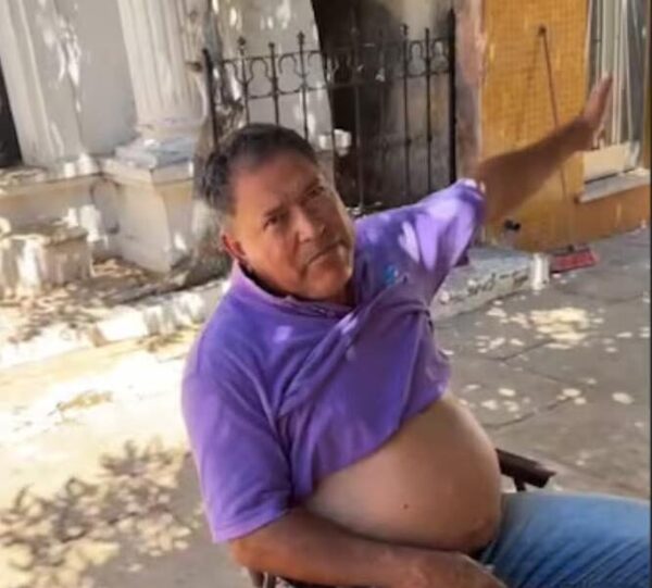 Habla albañil escrachado por una chef por hacer asado en el cementerio