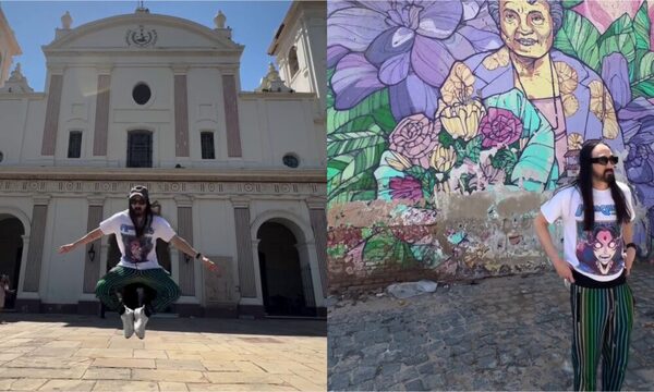 (VIDEO) ¡Mañami los lugares por dónde paseó en Asunción el DJ Steve Aoki!