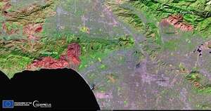 La Nación / Copernicus muestra impacto de incendios en Los Ángeles