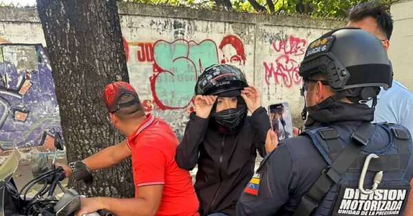 La Nación / Venezuela confirmó la detención del motociclista que llevó a Machado