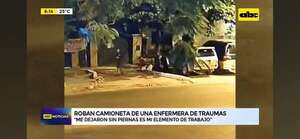 Roban camioneta a enfermera durante su guardia en el Hospital de Trauma - Policiales - ABC Color