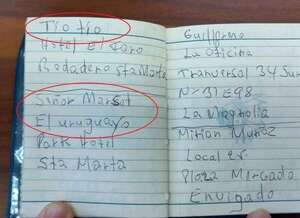 Caso Pecci: ¿qué hay en la supuesta libreta de Correa Galeano que podría implicar a Marset y “Tío Rico”? - Policiales - ABC Color
