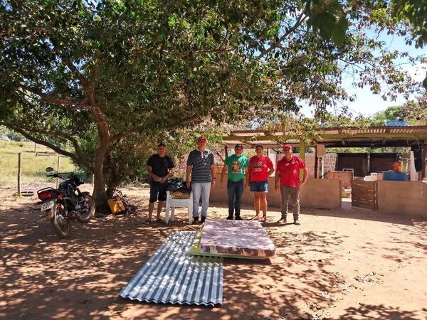 Asisten a familias afectadas por incendios en Yby Ya’u