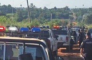 Megaoperativo en Jasy Kañy: desalojan asentamiento con más de 1.200 policías